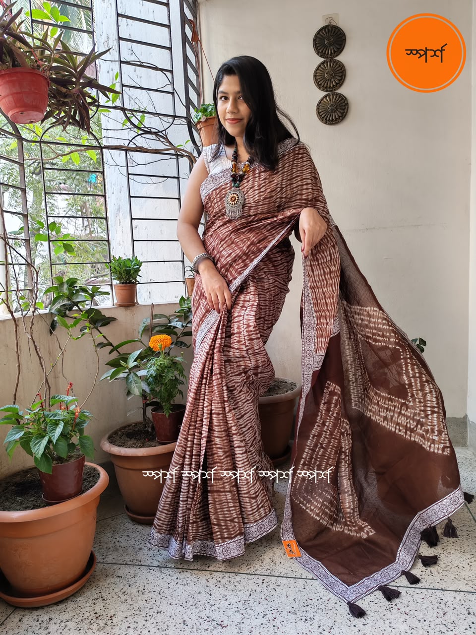🧡  শিবুরি বাটিক শাড়ী  🧡